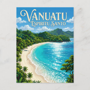 Champagne Beach Vanuatu Postcard