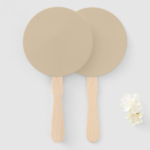 Champagne Beige Hand Fan