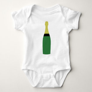 champagne bottle baby bodysuit