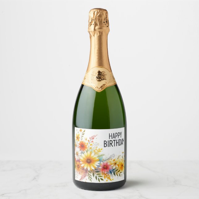 champagne bottle label (Front)