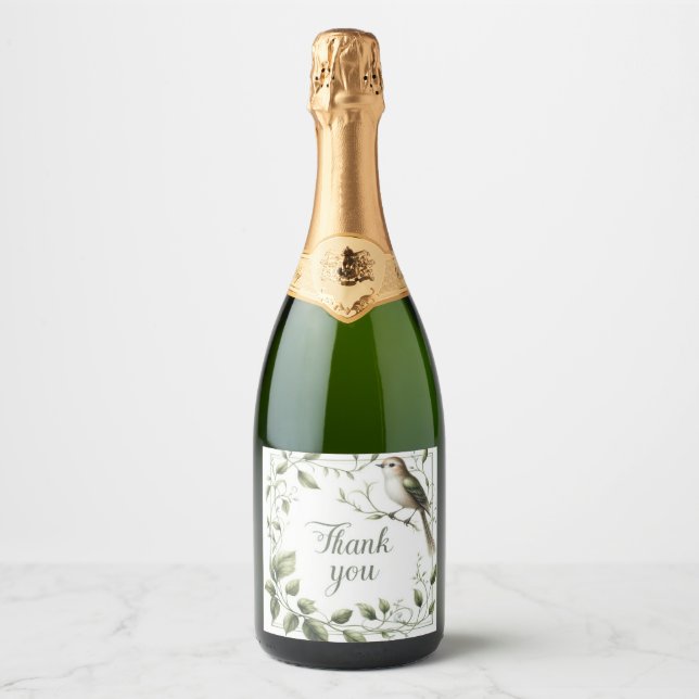 champagne bottle label (Front)