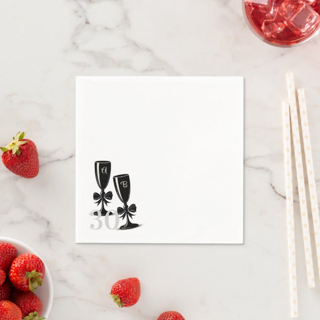 Champagne Bow Napkin (Insitu)