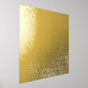 Champagne Breeze abstract photo Foil Prints