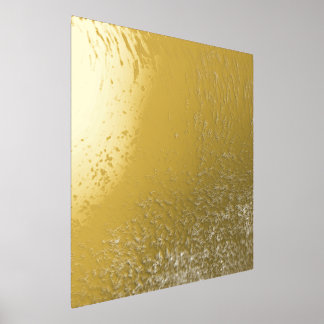 Champagne Breeze abstract photo Foil Prints