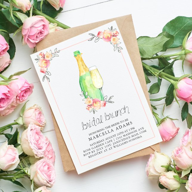 Champagne Bridal Brunch Invitation (Creator Uploaded)
