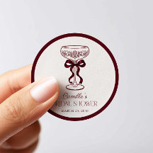 Champagne Bridal Shower Favour