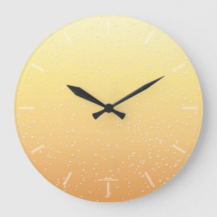 Champagne Bubbles Clock