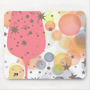 Champagne Bubbles Mouse Pad