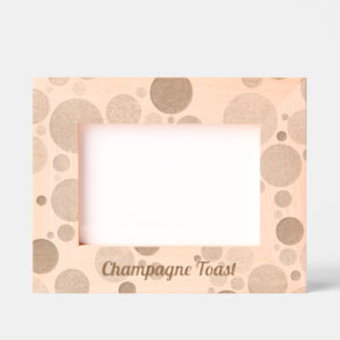 Champagne Bubbles Toast Frame Remembrance