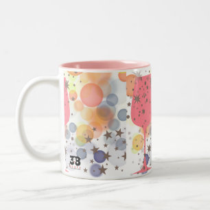 Champagne Bubbles Two-Tone Coffee Mug