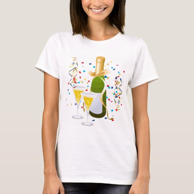 Champagne Celebration T-Shirt (Front)