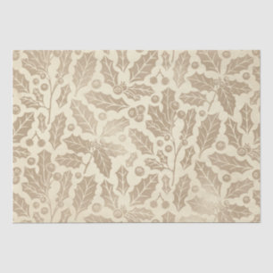 Champagne Christmas: Holly Leaves and Berries  Tissue Paper