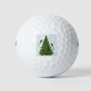 champagne christmas tree golf balls
