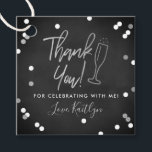 Champagne Confetti Wedding Thank You Favour Tags<br><div class="desc">Say thank you in style with these modern and very trendy wedding,  bridal shower or birthday party favour tags. This design is easy to personalise with your special event wording and your guests will be thrilled when they receive these fabulous gift tags.</div>