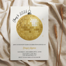 Champagne Disco Ball 2026 New Year Eve