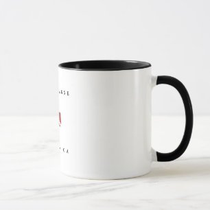 Champagne Dominica Scuba Dive Flag Mug