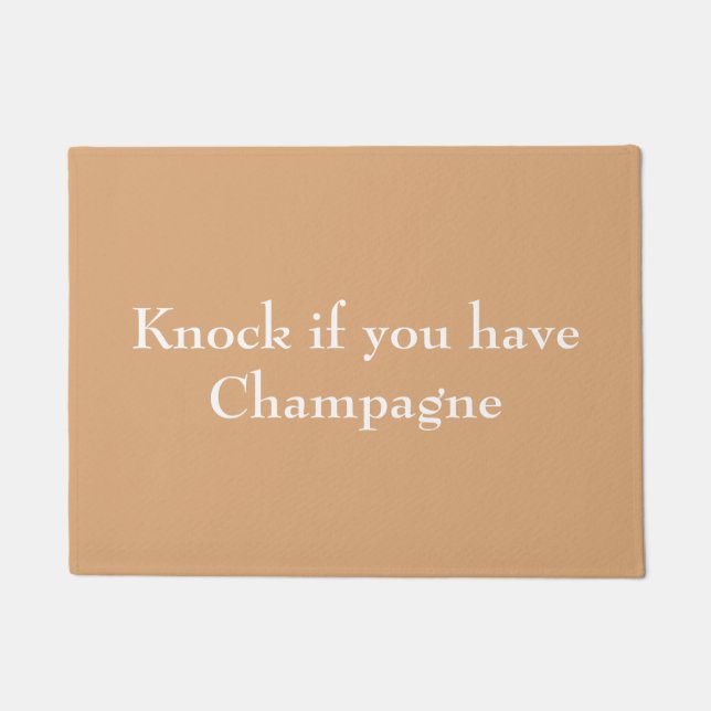 Champagne Door Mat (Front)