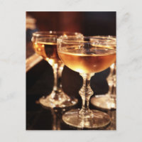 champagne glass golden toast