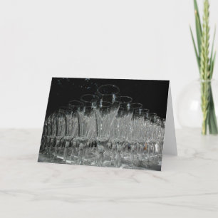 Champagne Glasses Card