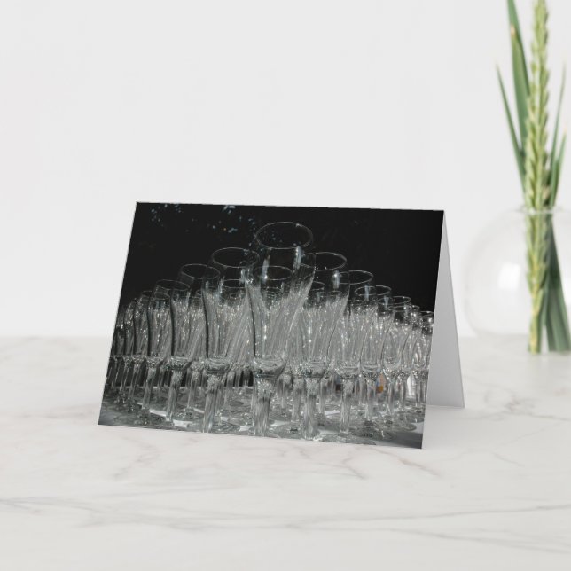 Champagne Glasses Card (Front)