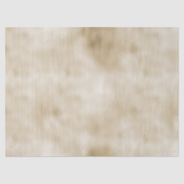 Champagne Gold Glam Wedding Tissue Paper (Front)