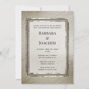 Champagne Gold Shimmering Party Invitation