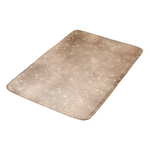 Champagne Gold Sparkle   Bath Mat