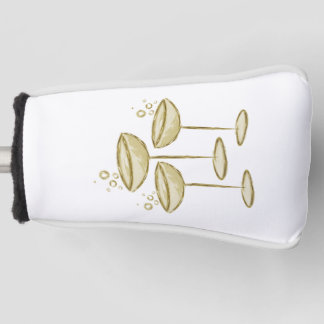 Champagne  golf head cover