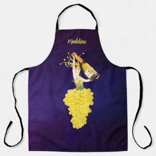Champagne Grapes Apron