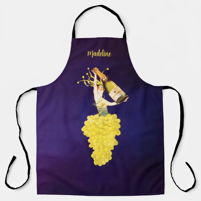 Champagne Grapes Apron (Front)