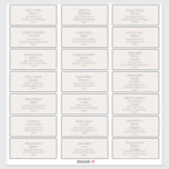 Champagne Guest Address Labels<br><div class="desc">These champagne guest address labels are perfect for your rustic winter wedding. The forest green font along with champagne pink background is sure to bring your boho Christmas theme together. Make sure to look through the rest of the collection to complete your wedding suite!</div>