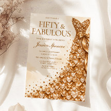 Champagne Jewel Fifty & Fabulous 50th Birthday