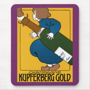 Champagne Kupferberg Gold Mouse Pad