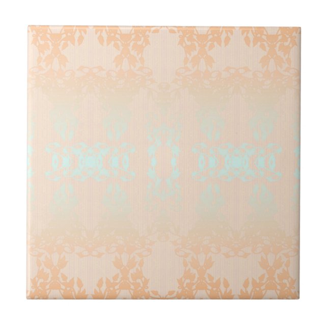 Champagne Lace Ceramic Tile (Front)