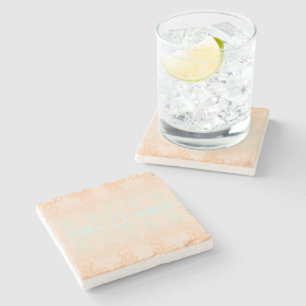 Champagne Lace Stone Coaster