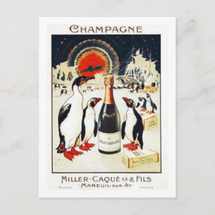 Champagne Miller-Caque & Fils Postcard