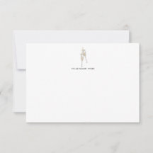 Champagne Notecard