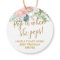 Champagne Party Favour Tags, Pop It When She Pops,