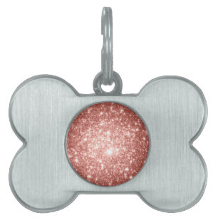 Champagne Pet Name Tag