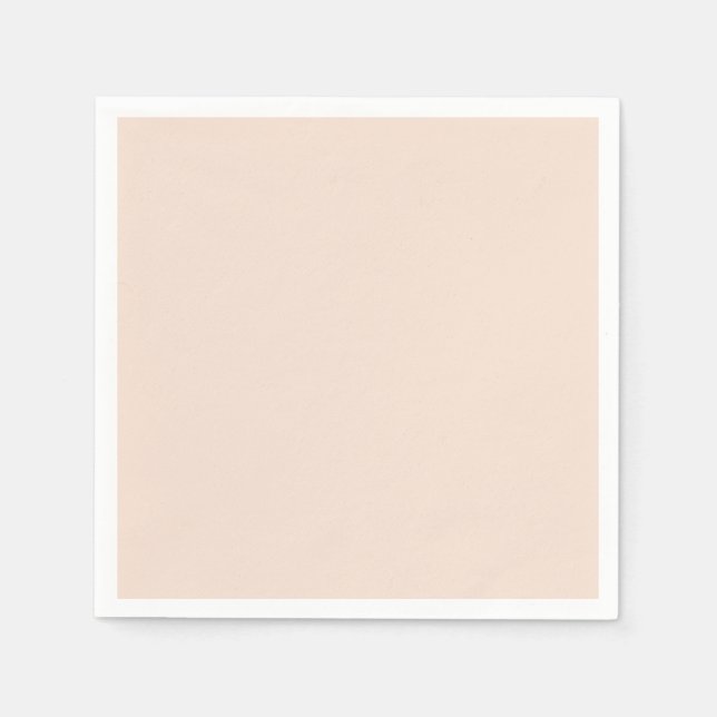 Champagne pink Plain Solid Colour Napkin (Front)