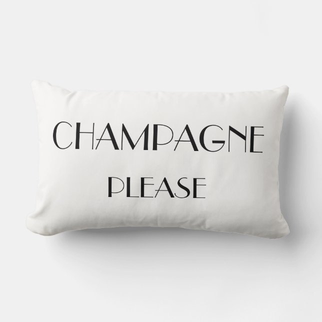 Champagne Please Cushion (Front)