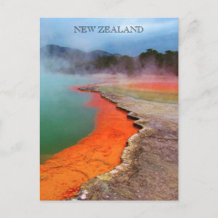 champagne pool waiotapu postcard