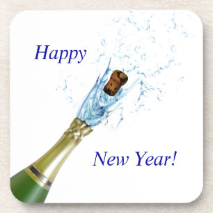 Champagne Popping Coaster