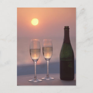 Champagne Postcard