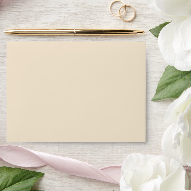 Champagne Solid Colour Envelopes (Wedding)