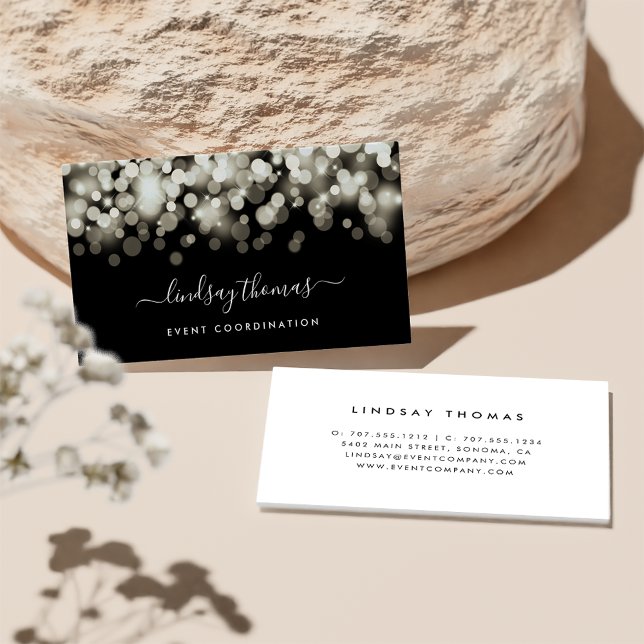 Champagne Spark Business Card (Creator Uploaded)