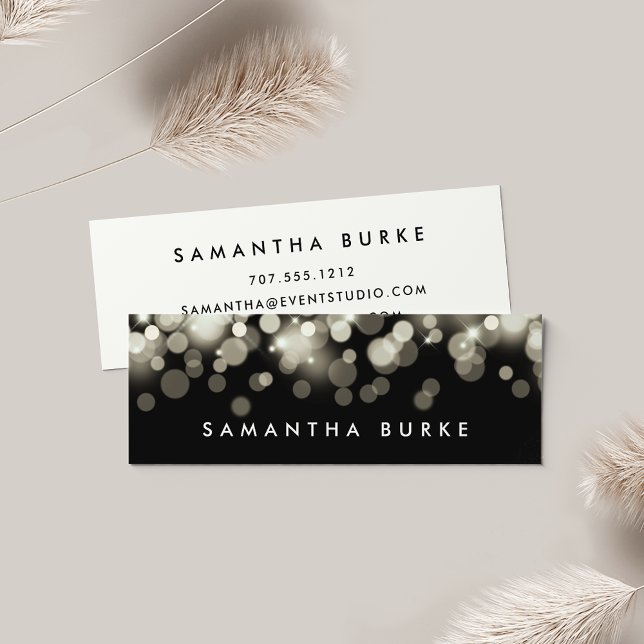 Champagne Spark Mini Business Card (Creator Uploaded)