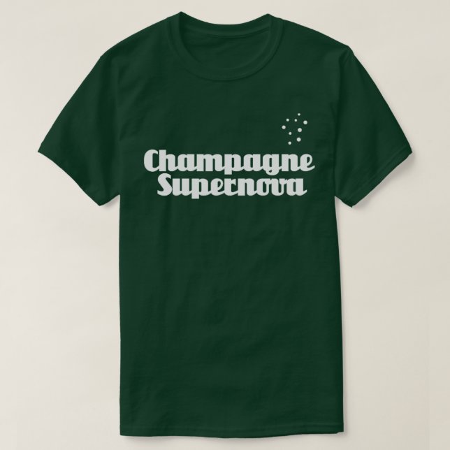Champagne Supernova white T-Shirt (Design Front)
