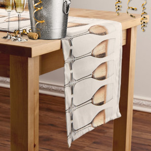 Champagne Themed Party Decor  Short Table Runner