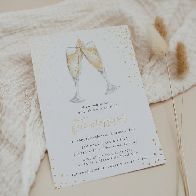 Champagne Toast | Bridal Shower Gold (Creator Uploaded)
